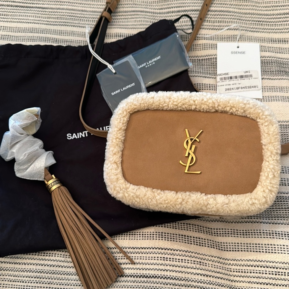 COPY - Saint Laurent Lou Shearling Belt Bag